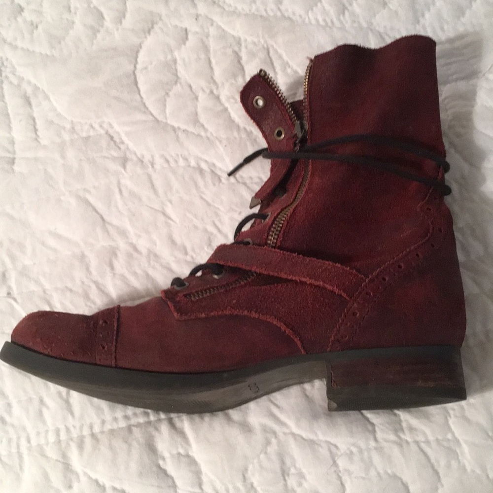 Aldo bourdeaux color Moro Boots - Picture 3 of 8